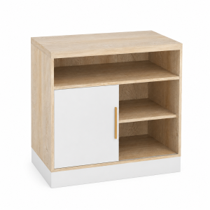 Natural Wood Lateral Storage Cabinet